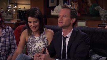 Le top blouse Léopard Joie de Robin Scherbatsky dans How I Met Your Mother