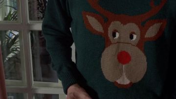 El pullover con un ciervo de Mark Darcy (Colin Firth) en El diario de Bridget Jones