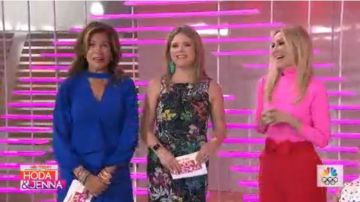 Peter Pilotto Imprimé Floral Frill Robe portée par Jenna Bush Hager, sur aujourd'Hui le 10 février 2020