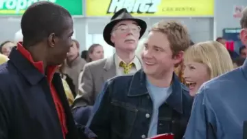 Jacket jean s navy blue John (Martin Freeman) in Love Actually