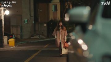 Пальто с накидкой «гусиные лапки», которое носила Кан Дан-и (Ли На-Ён) в «Романс - это бонусная книга, эпизод 5».