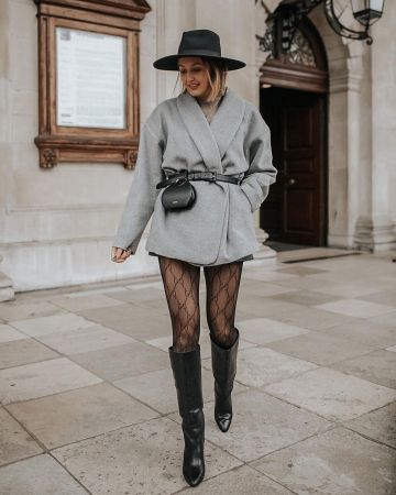 Chapeau Fedora Noir de Justine sur l'Instagram account @itsjustinesjournal