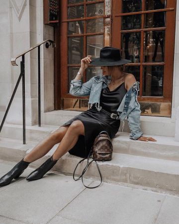 Laine Chapeau Fedora de Justine sur l'Instagram account @itsjustinesjournal