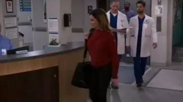 Red Sweater worn by Jenny Kenney (Ashley Tisdale) in Carol's Second Act Season 1 Episode 14