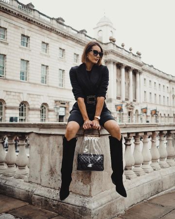 Topshop Clear Tote Bag of Justine en la cuenta de Instagram @itsjustinesjournal
