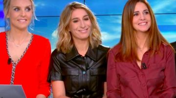 La robe noire de Caroline Delage dans William à midi le 12.02.2020