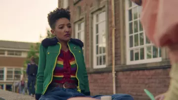 Plaited Belt worn by Ola Nyman (Patricia Allison) as seen in Sex Education (S02E02)