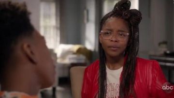Merci Cou t-shirt porté par Marsai Martin de black-ish Saison 6 Épisode 15