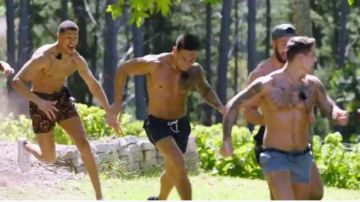 Pantalones cortos de baño negros usados por Callum Jones en Love Island Temporada 6 Episodio 30