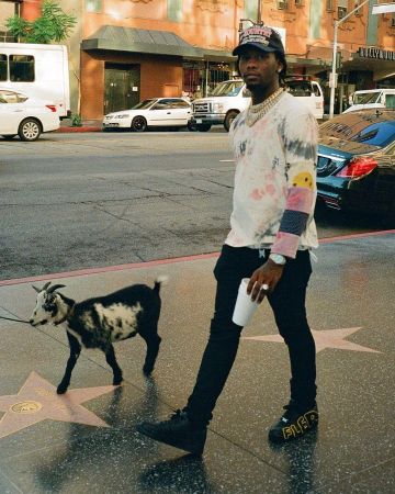 T-shirt Kapital Offset account on the Instagram of @offsetyrn