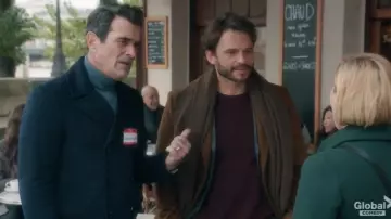 Navy Dou­ble Breast­ed Pea­coat worn by Phil Dunphy (Ty Burrell) in Modern Family Season 11 Episode 13