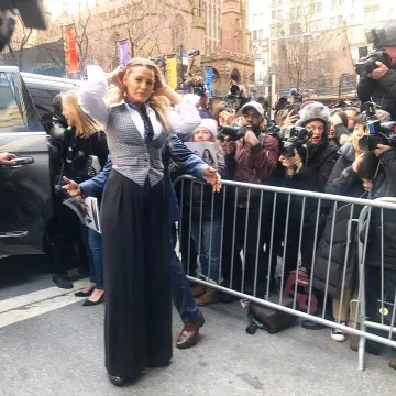 Tiffany & Co. Hardwear Wrap Bracelet porté par Blake Lively, Michael Kors Spectacle, à la Fashion Week de New York le 12 février 2020