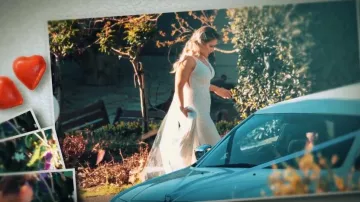 Shoulder Wedding Party Long Maxi Dress worn by Cathy Evans in Married at First Sight Season 7