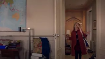 Navy Chevron Striped Sweater worn by Rose (Fiona Button) in The Split Season 2 Episode 1