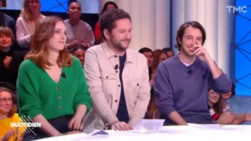 The cardigan green of Alison Wheeler in Daily 10 02 2020