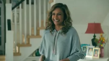 Hoodie-sky-blue Trina Rothschild (Sarayu Rao) in all the boys : P.S. I still love you