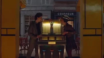 Vintage jukebox as seen in The French Dispatch of the Liberty, Kansas Evening Sun