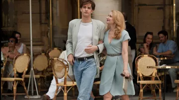 Green dress hides the heart of Alison (Patricia Clarkson) in A day