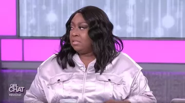 Kendall + Kylie Jump­suit worn by Loni Love on The Real (2013) February 13, 2020