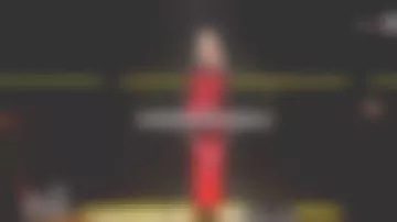 The legging printed Angèle in the victories of the music of the 14 02 2020