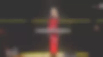 The legging printed Angèle in the victories of the music of the 14 02 2020