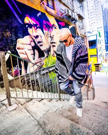 Nike Air Force 1 worn by DJ Snake on the account Instagram of @djsnake