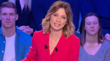 The blazer cross-raspberry Isabelle Ithurburu in Canal Rugby Club the 16.02.2020