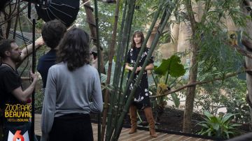 The leather Boots of Ophélie Meunier in the forbidden Zone 16 02 2020
