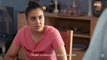 Pink T-shirt with a message, promod in Tomorrow belongs to us