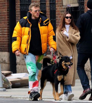 Nike Air Force Sage Low worn by Emily Ratajkowski New York City February 16, 2020