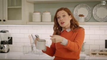 White Silk Fish-Print Shirt worn by Zoey (Jane Levy) in Zoey's Extraordinary Playlist Season 1 Episode 2