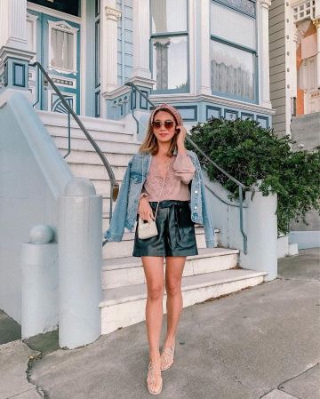 Chaqueta vaquera de Stephanie en la cuenta de Instagram @stephaniehlam