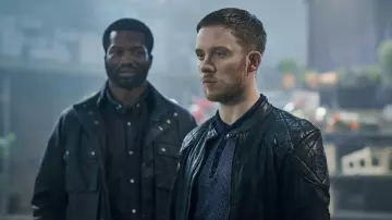 Belstaff leather jacket worn by Joe Cole as seen in Gangs of London (Season 1)