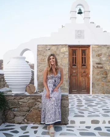 Tularosa Robe de Erica Aulds sur l'Instagram account @ericaaulds