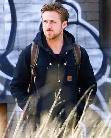 Bartlett Jacket Coat worn by Ryan Gosling on the Instagram account @goslingdaily