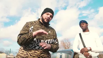 Sudadera con cremallera Nike de Sadek en el clip TCHOP de Popey
