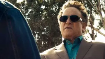 Cole Haan sunglasses worn by Bernie Rose (Albert Brooks) as seen in Drive