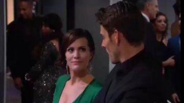 Alexis bittar Crys­tal En­crust­ed Feath­er Wire Ear­rings worn by Chelsea Newman (Melissa Claire Egan) as seen on The Young and the Restless February 19, 2020