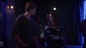 Green Camo Sweater worn by Olive Stone (Luna Blaise) in Manifest Season 2 Episode 7