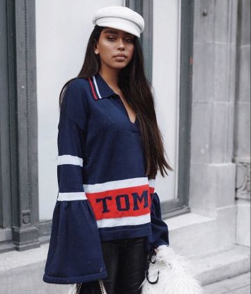 Réversible Denim Béret de Janice Joostema sur l'Instagram account @janicejoostemaa