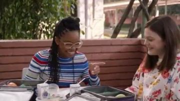 Tricot rayé Chandail porté par Diane Johnson (Marsai Martin), en black-ish Saison 6 Épisode 16