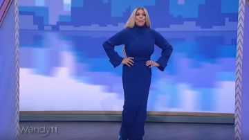Hanifa Dee Crop Sweater worn by Wendy Williams on The Wendy Williams Show  February 19, 2020