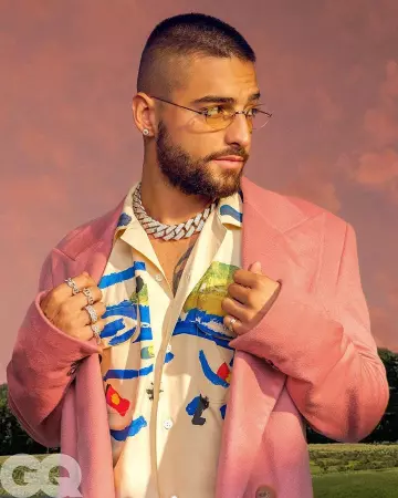 Les lunettes de Maluma sur le compte Instagram de @maluma