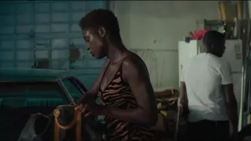 Louis Vuitton travel bag used by Queen (Jodie Turner-Smith) as seen in Queen & Slim