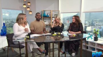 Zara Voluminus Midi Robe portée par Melanie Bromley sur E! News Du 20 Février 2020