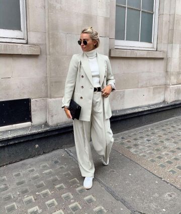 Topshop Suit Pantalones de Olivia Rose en la cuenta de Instagram @oliviarosesmithx