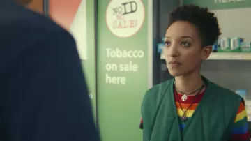 Rainbow Top worn by Ola Nyman (Patricia Allison) in Sex Education (S01E08)