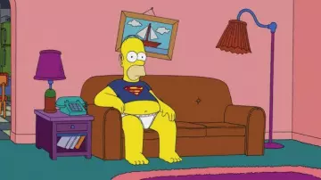 Painting of the boat this dérriere the couch in The Simpsons