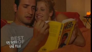 Book read by Jean 'Loulou' (Jean Dujardin) in A guy, a girl