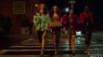 Heart Sequin Dress worn by Katy Keene (Lucy Hale) in Katy Keene Season 1 Episode 3